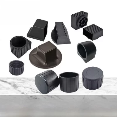 Acessórios de equipamentos de fitn de plástico tubo quadrado capa cadeira pé capa antiderrapante passo hine pequeno médio equipamentos de fitn