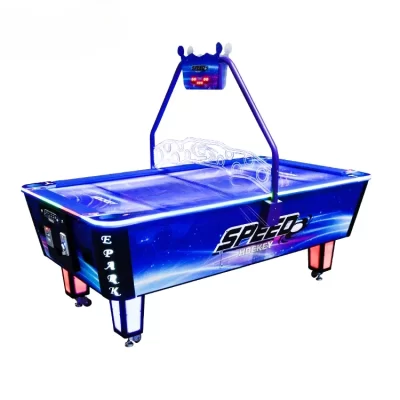 Máquina de jogo de arcade interna ganha dinheiro mesa de hóquei de ar ganha prêmio jogos de bilhete de loteria empurrar bola máquina de jogo