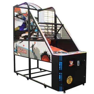 Popular máquina de treinamento de basquete arcade operada por moedas armário de jogo de basquete de metal para cidade de jogo