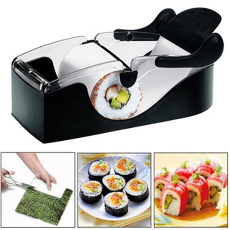 Máquina japonesa de sushi, molde de bola de arroz, rolo DIY, ferramenta antiaderente de carne vegetal, suprimentos de cozinha - Image 2