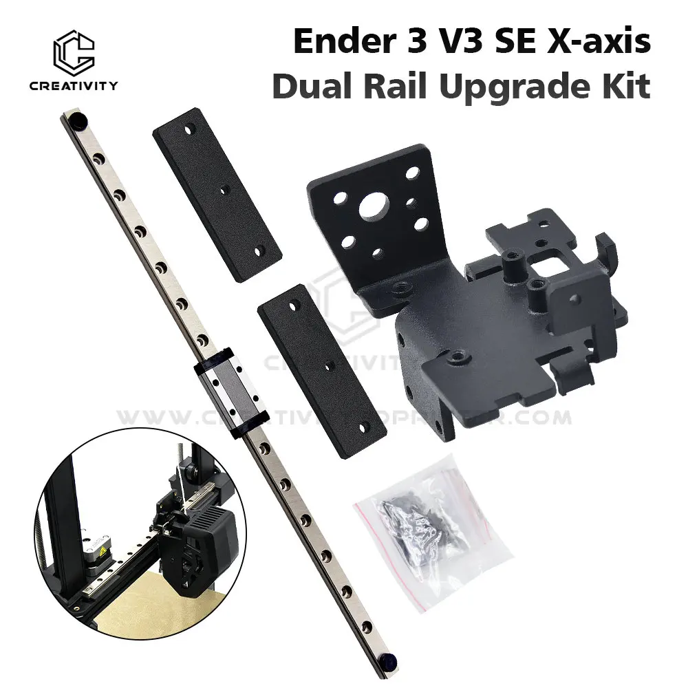 Ender 3 v3 ke se atualização do eixo y mgn9h 300mm guia de trilho linear x-axis caber ender 3 v3 se acessórios de atualização de impressora 3d - Image 4