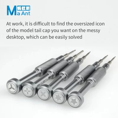Maant MY-901 conjunto de chave de fenda de precisão y0.6 ph000 0.8 m2.5 t1 t2 para iphone android forte magnético ferramentas de reparo do telefone móvel