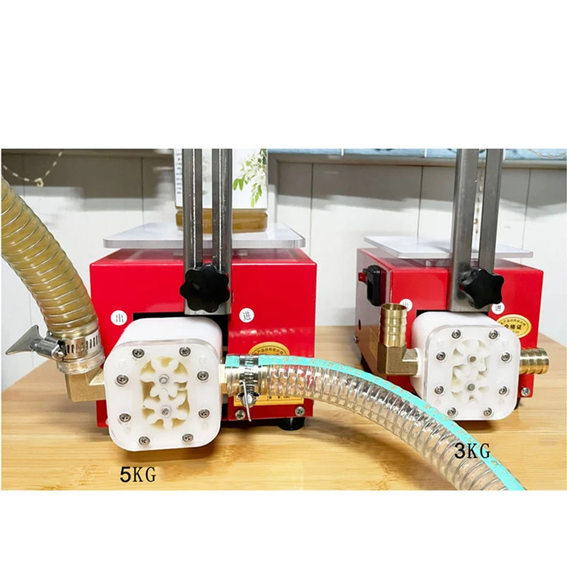 Máquina elétrica comercial de enchimento de mel, 5kg, engrenagem, bomba de mel, tipo de pesagem, líquido viscoso, enchimento automático, processador de alimentos - Image 4