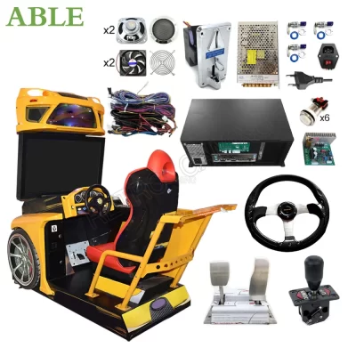 Need for Speed Arcade Game Machine, Kit Completo de DIY, Operado por Moedas, Simulador de Condução, Corridas de Carros, Kit Arcade