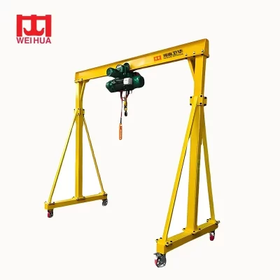 Henan Weihua Marca de alta qualidade e eficiência Guindaste de pórtico móvel venda quente