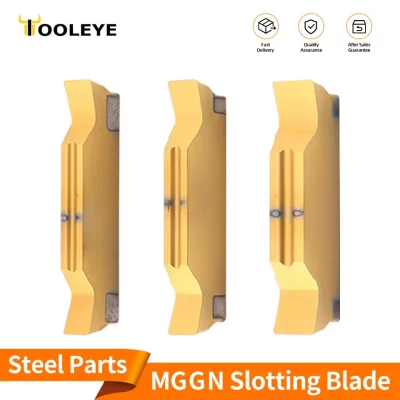 Tooleye mggn liga dura entalho lâmina peças de aço inserções mggn200 250 300 400-jv torno cnc ferramenta de torneamento lâminas de ranhura de carboneto