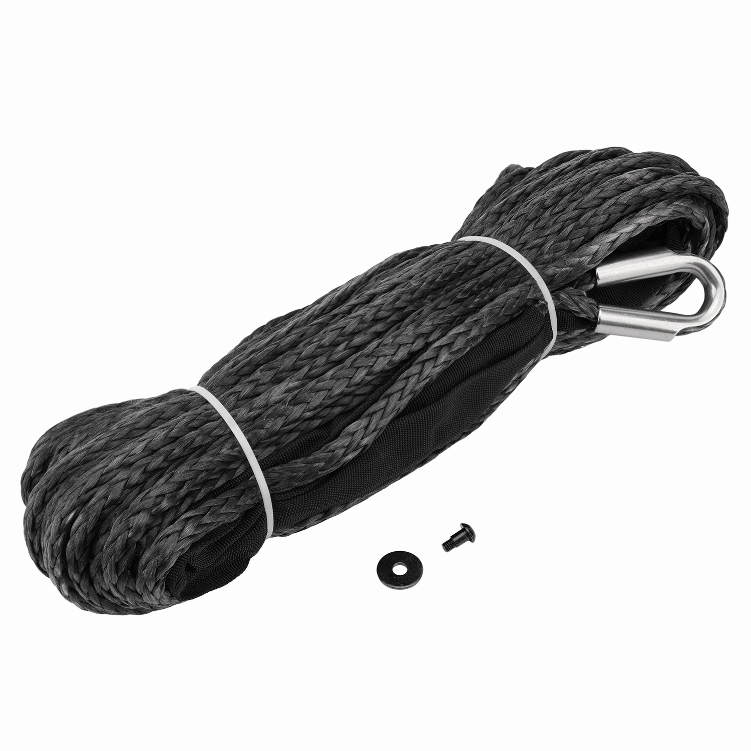 104232 Guincho Corda Sintética 90' de comprimento -3/8" Extremidades de Gancho/Loop 12000 lb