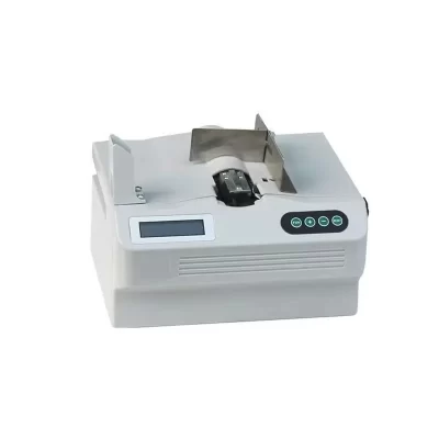 DG-45 inteligente pequena máquina de ligação de notas fita de papel máquina de amarrar supermercado quente derretimento cinto de papel máquina de cintar