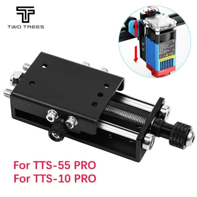 Máquina de gravação a laser, módulo de elevação ajustável, gravador a laser, eixo z, suporte de metal para twotrees TTS-55 pro/TTS-10 pro