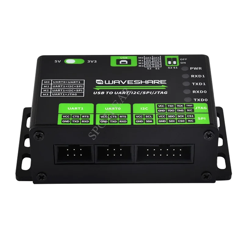 Conversor USB para UART/I2C/SPI/JTAG compatível com circuitos de proteção múltiplos de 3,3 V e 5 V suporta múltiplas interfaces - Image 4
