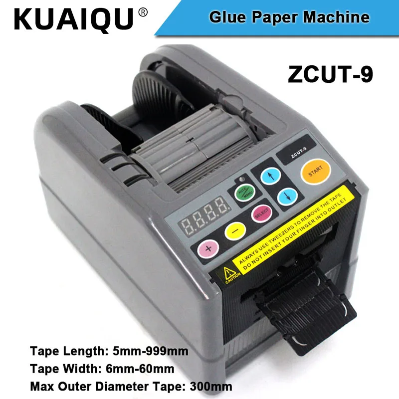 ZCUT-9 Máquina Automática de Fita Adesiva, 6-60mm, Cortador De Fita, Máquina De Corte De Embalagem, Elétrica, 110V, 220V, Ferramentas para Fábrica