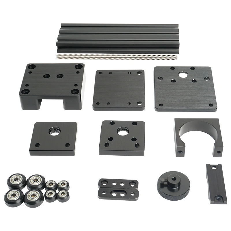 Roteador cnc máquinas de trabalho de madeira z kit máquina cnc para madeira 60mm 100mm eixo z mesa de trabalho deslizante cortador de madeira cnc - Image 4