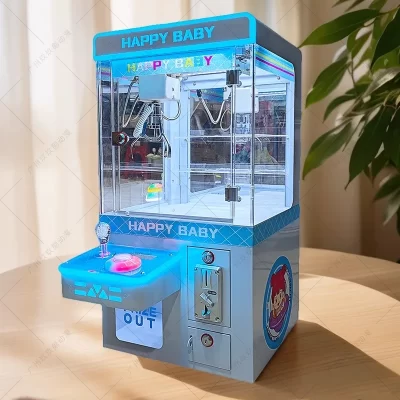 Máquina de boneca pequena mini casa boneca agarrando máquina boneca agarrando entretenimentogame máquina acessórios