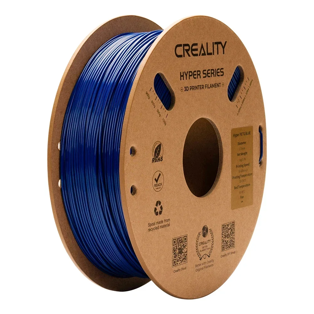 Filamento Creality Hyper PETG 1,75 mm de alta velocidade 30-600 mm/s 1 kg/carretel Precisão do filamento Hyper PETG ± 0,03 mm para impressora 3D K1 Max - Image 5