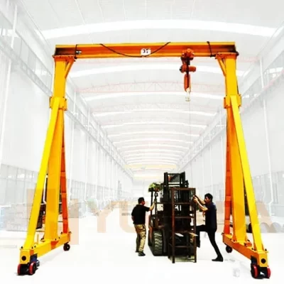 # Quente para oficina móvel 1 2 3 5 8 10 15 20 25 ton elevador elétrico viagem mini portal pequeno um quadro portátil guindaste de pórtico w
