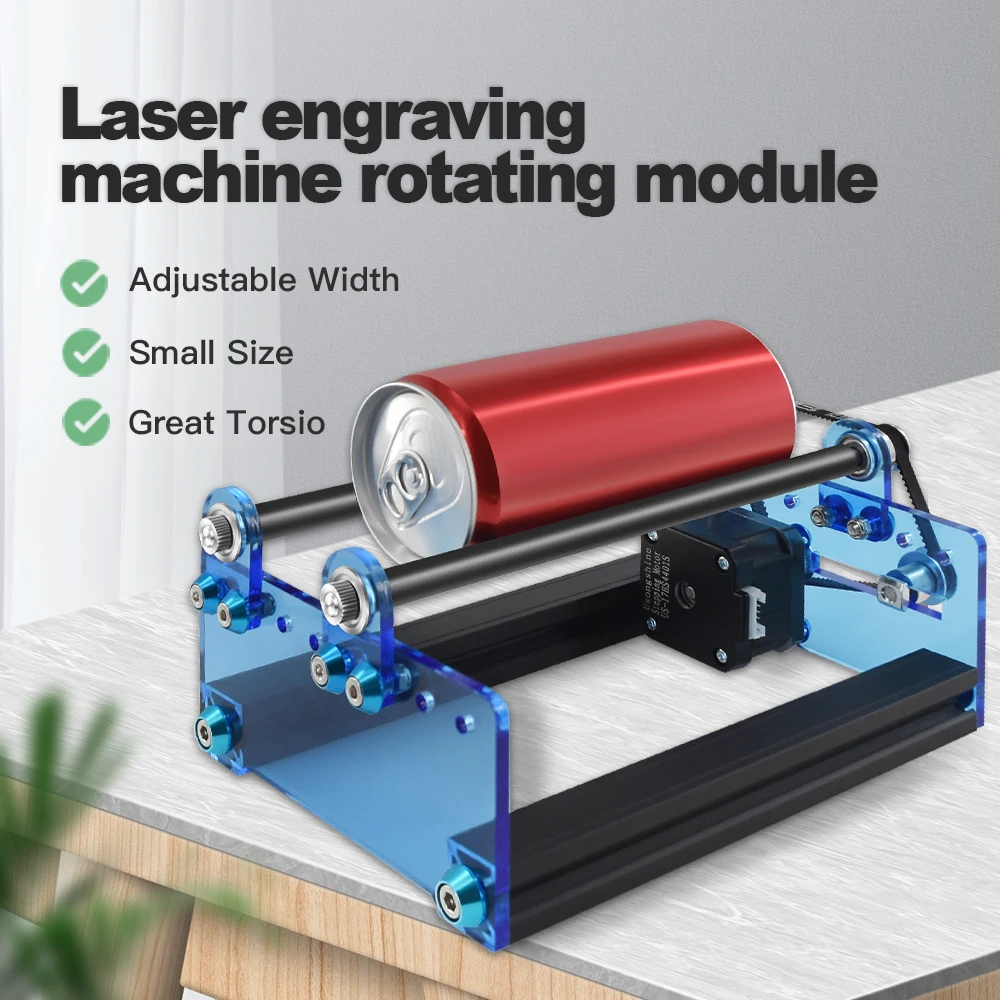 Twotrees gravador do laser universal rolo rotativo y-eixo do laser eixo rotativo de 360 graus de rotação para a gravação de objetos cilíndricos - Image 2