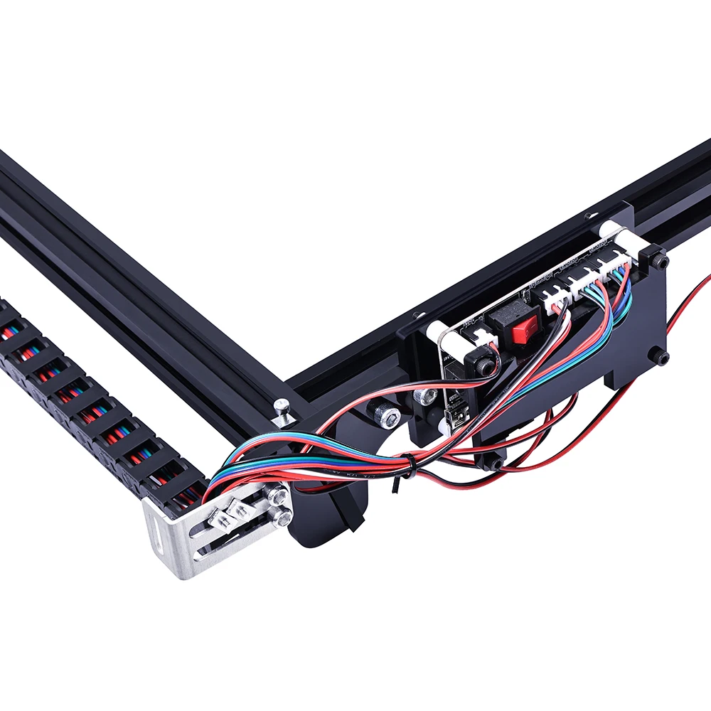 Novo 6550 20w máquina de gravura do laser 12v 5a cnc 2-axis gravador do laser máquina de escultura 15w laser 65*50cm com parada de emergência - Image 2