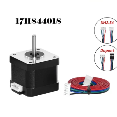 Motor de passo Twotrees Nema17 17HS4401 1.8 ° 0,42N.m 1,5A 42BYGH 4 Chumbo para peças de impressora 3D Máquina fresadora CNC Gravador a laser