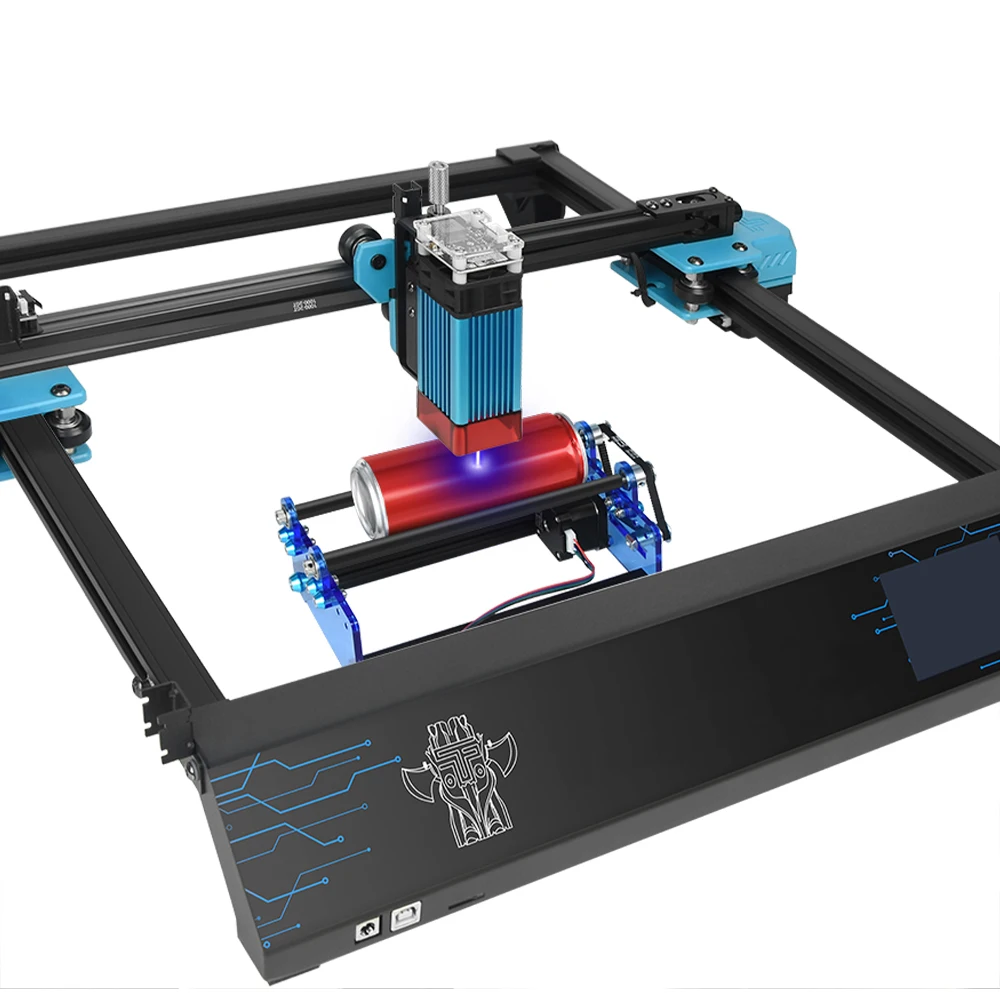 Twotrees gravador do laser universal rolo rotativo y-eixo do laser eixo rotativo de 360 graus de rotação para a gravação de objetos cilíndricos - Image 6