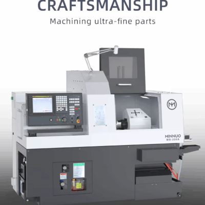 Torno CNC tipo suíço 5 e 6 Eixos para Usinagem de precisão com cabeçote de Fresamento Precisão ±0.005mm Milésimos