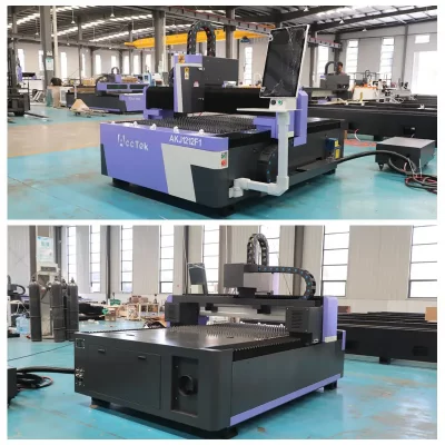 Cortador a laser de fibra de carbono CNC de aço inoxidável de alta velocidade 1500W para corte de metal