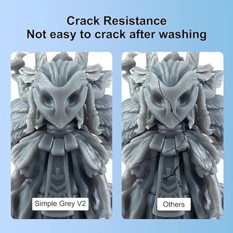 Siraya Tech Resina de impressora 3D simples, lavável à água, fácil de limpar e imprimir, resina de cura UV para impressão 3D LCD DLP 16K capaz - Image 3