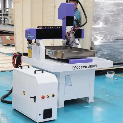 CNC Router Máquina De Gravura, 4 Eixos, AT4040, AK6060, Máquinas De Metal