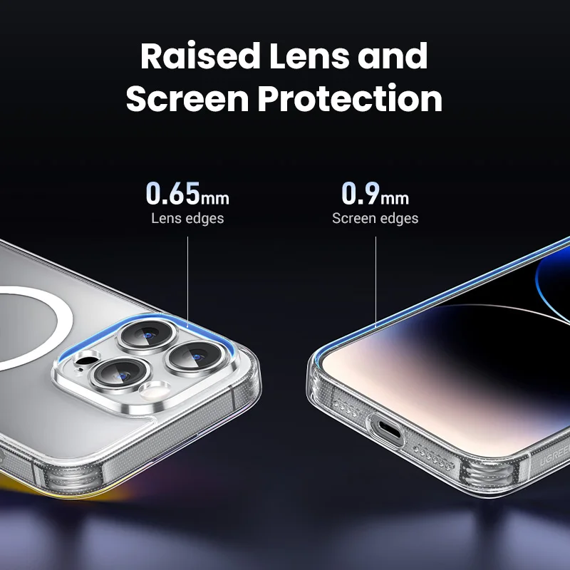 UGREEN Magnetic Case for iPhone 17 16 15 14 13 Pro Max Case Shockproof Cover for iPhone 16 Pro Max Plus 16pro Macsafe TPU Cases - Image 4