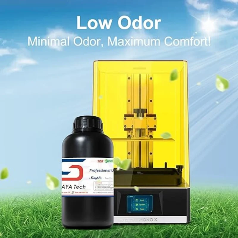 Siraya Tech Resina de impressora 3D simples, lavável à água, fácil de limpar e imprimir, resina de cura UV para impressão 3D LCD DLP 16K capaz - Image 4