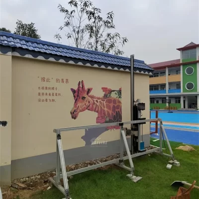 Preço de fábrica HD AI Inteligente 4K Máquina de impressão de parede Automática 3D Impressora jato de tinta de parede vertical Limpeza automática Controle móvel