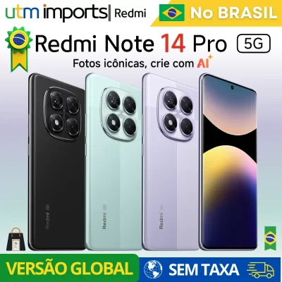 Xiaomi Redmi Note 14 PRO 5G 512GB 256GB, Global Version, Global ROM, Local Stock