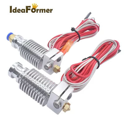 Extrusora Peças e Acessórios para Impressora 3D, Hotend, Long, Short, 0.4mm, Filamento Bowden, Direct, 1.75mm, 3.0mm, E3D, V6, 12V, 24V