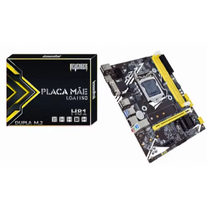 Placa Mãe H81 PRO LGA1150 4° 5° Geração DDR3 M.2 NVMe - Image 3