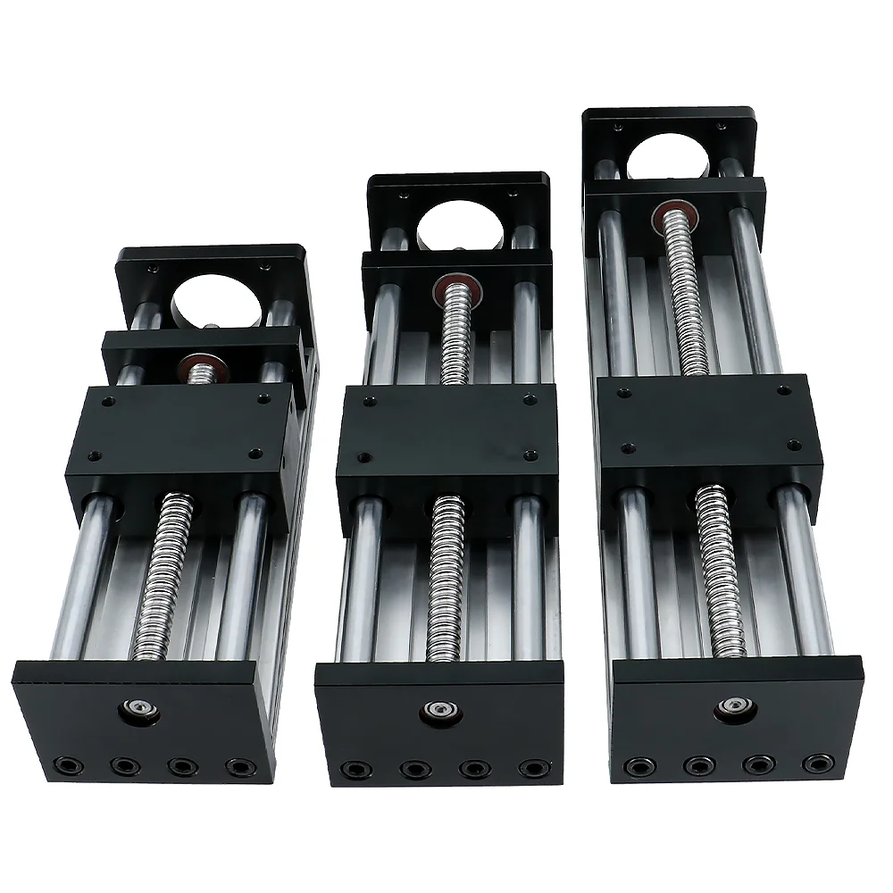 Z axis-parafuso esférico para viagem, mesa de palco x y z de 100-500mm, curso eficaz sfu1204, parafuso esférico para cnc 3, suporte para impressora nema23 - Image 5