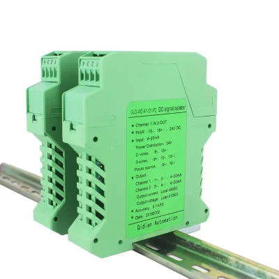 Isolador de sinal GLG DC Conversor galvânico Isolador Multicanal 1 em 1 saída 1 em 2 saídas 4-20mA 0-10V 0-5V Saída Analógica