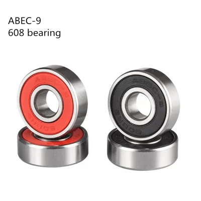 Abec9 rolamento para skate, skate e patinete, embutido para patins, skate 608, rolamento para skate, 8 peças