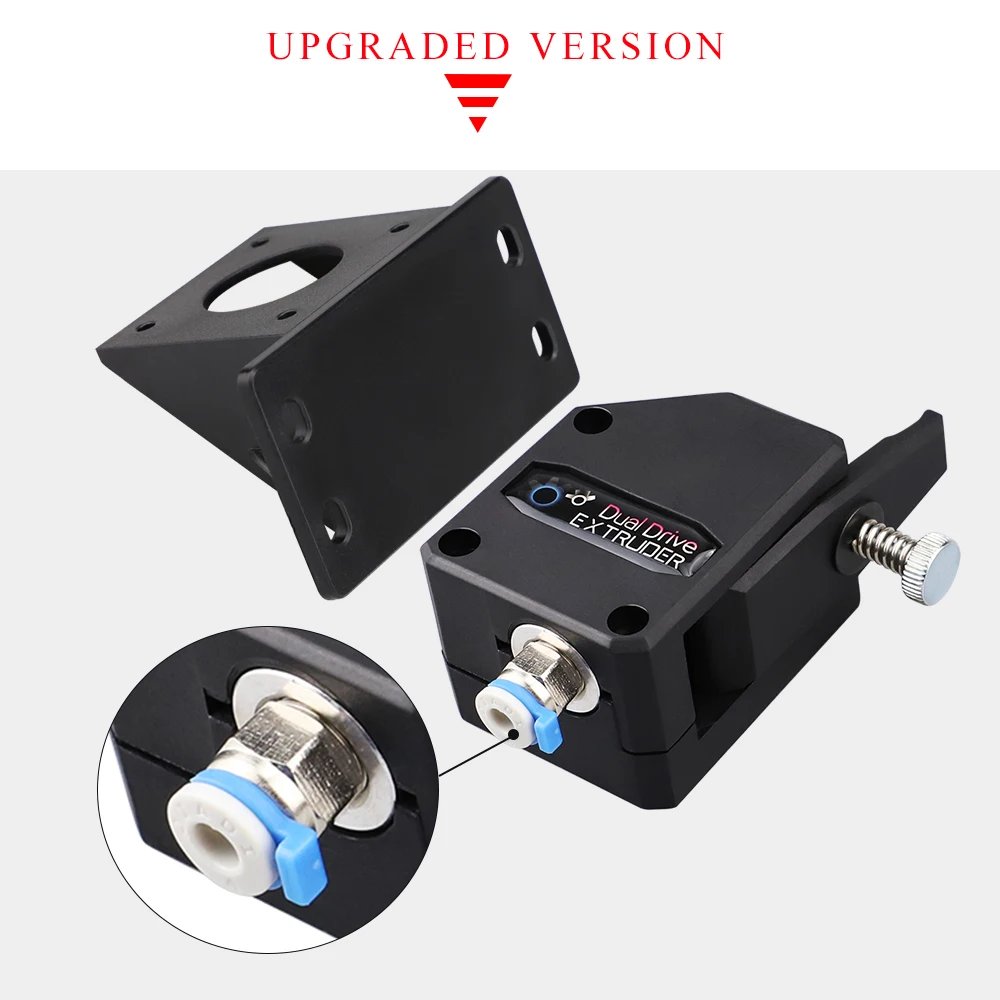 Peças de impressora 3d voron mk8 extrusora clone extrusora de unidade dupla atualização extrusora bowden filamento 1.75mm para impressora 3d cr10 - Image 3