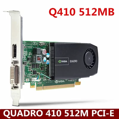NVIDIA Quadro 410 Q410 PCI-E 16X Professional Graphics card DP Port Drawing Design video card /Replace 1800 FX580