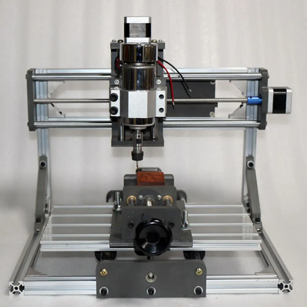 Diy usb cnc roteador de madeira 3020 300w cnc máquina de gravura quadro alumínio 3 eixos 4 eixos pcb pvc fresadora - Image 3