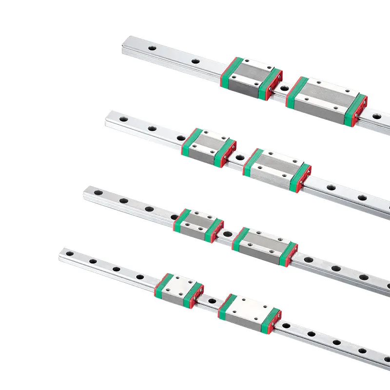 Guia linear miniatura do rolamento da corrediça do trilho linear Guia linear, CNC Kit, impressora 3D, MGN7, MGN12, MGN15, MGN9, L, 100mm, 200mm, 350mm, 500mm, 600mm, 800 milímetros - Image 5