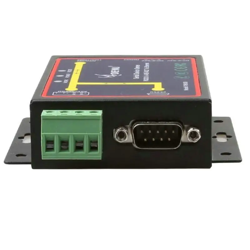 Ethernet industrial RJ45 para RS232 RS485 para DB9 macho Modbus TCP/RTU conversor - Image 3