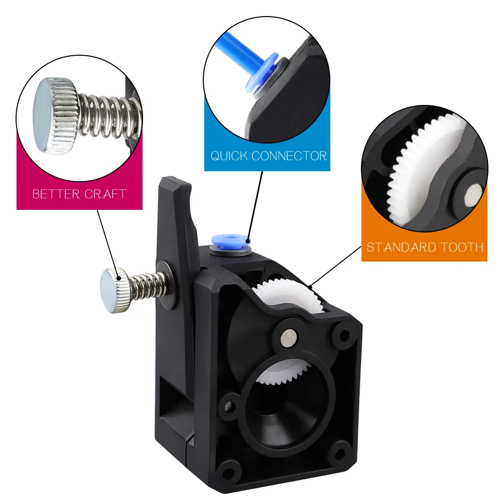 Peças de impressora 3d voron mk8 extrusora clone extrusora de unidade dupla atualização extrusora bowden filamento 1.75mm para impressora 3d cr10 - Image 2