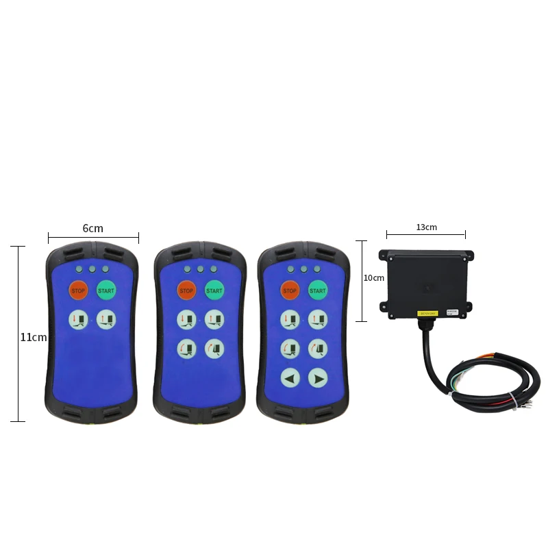 Lcc a200 2 teclas controle remoto industrial universal ip66 controlador à prova d' água para talha elétrica e guindaste traseiro de carro suspenso - Image 3