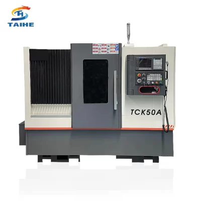 Torno CNC com Torre inclinada tck50a de alta rigidez, cnc com preço competitivo