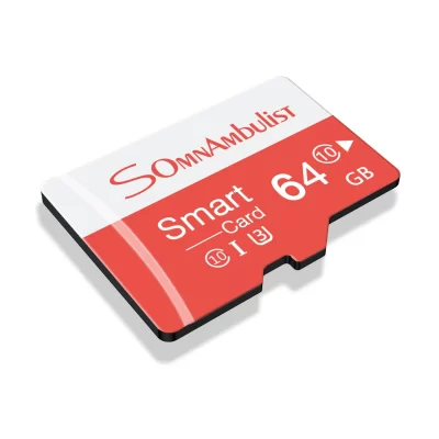 Somnambulist 64gb de alta velocidade c10 u3 cartão de memória v30 para drones câmeras dispositivos de vigilância cartão micro sd 64gb a1 mini cartão tf