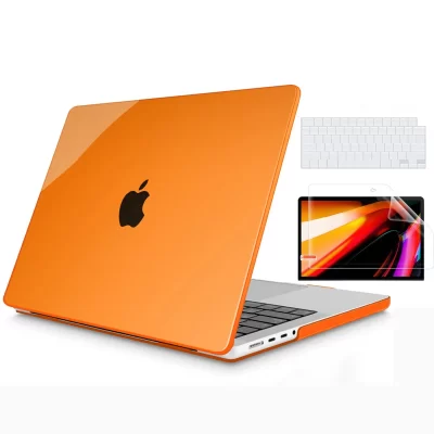 Compatible with MacBook Air&Pro Crystal Clear Plastic Hard Shell Case For Macbook Case Pro14 A2992 A2918 Air15 &13.6 A3114 A3113