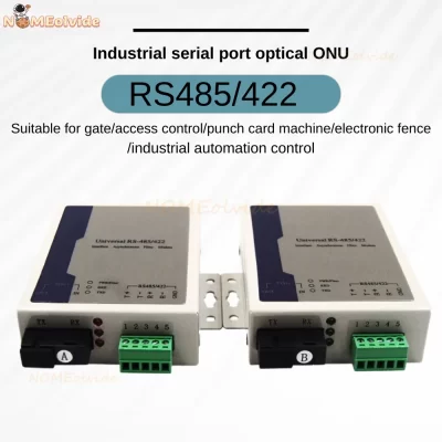 Conversor De Mídia De Fibra Óptica Transceptor De Fibra, SC Bidirecional, 485 Dados Bidirecionais, Rota X1, RS485, 1 Par