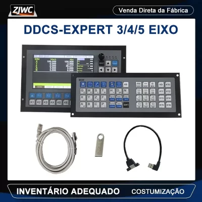 Controlador cnc off-line de movimento ddcs expert m350 3 eixos 4 eixos 5 eixos com teclado estendido m3k para máquina fresadora de perfuração cnc