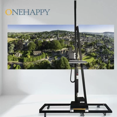 Impressora 3D de alta resolução para murais internos e externos Publicidade impressão de parede Impressora vertical de pintura de parede a jato de tinta colorida
