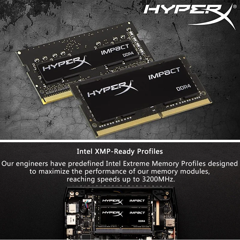Kingston HyperX Impact DDR4 Laptop RAM SODIMM 8GB 16GB 2400MHz 2666MHz 3200MHz PC4 Memory - Image 2